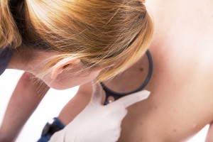 Female Doctor Makes Skin Examination